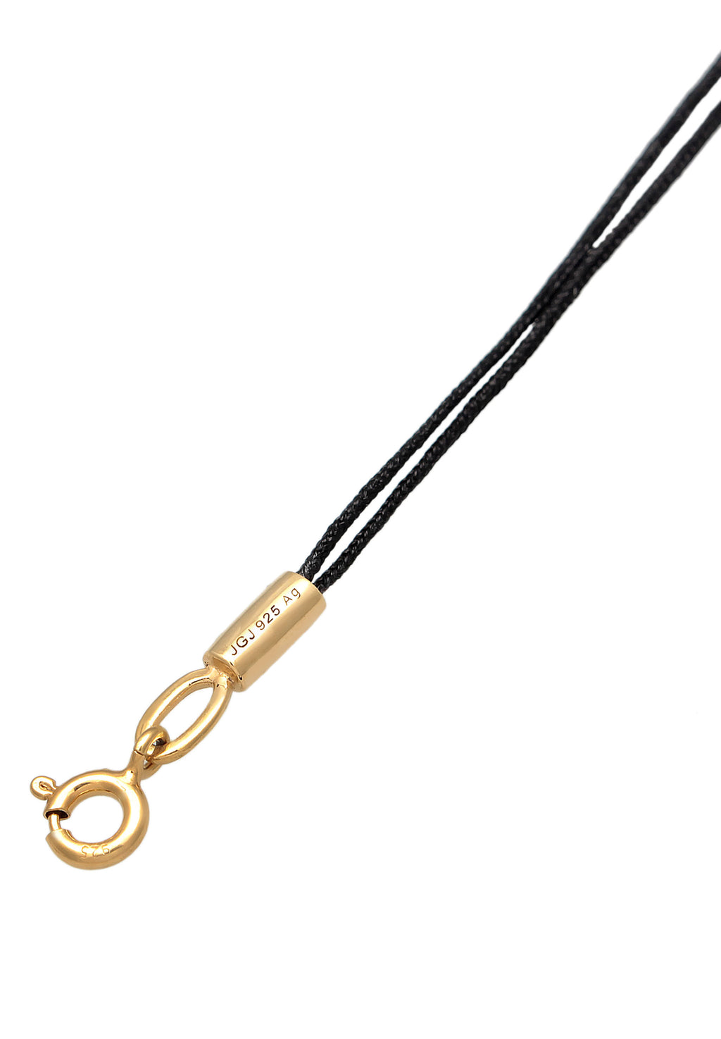 Kalung Choker Tren Nilon Cangkang Kauri dalam Perak Murni 925