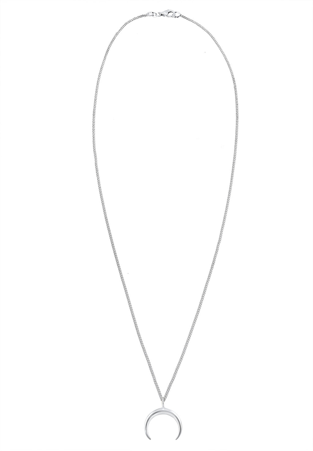 Necklace Crescent Moon Luna Astro 925 Silver