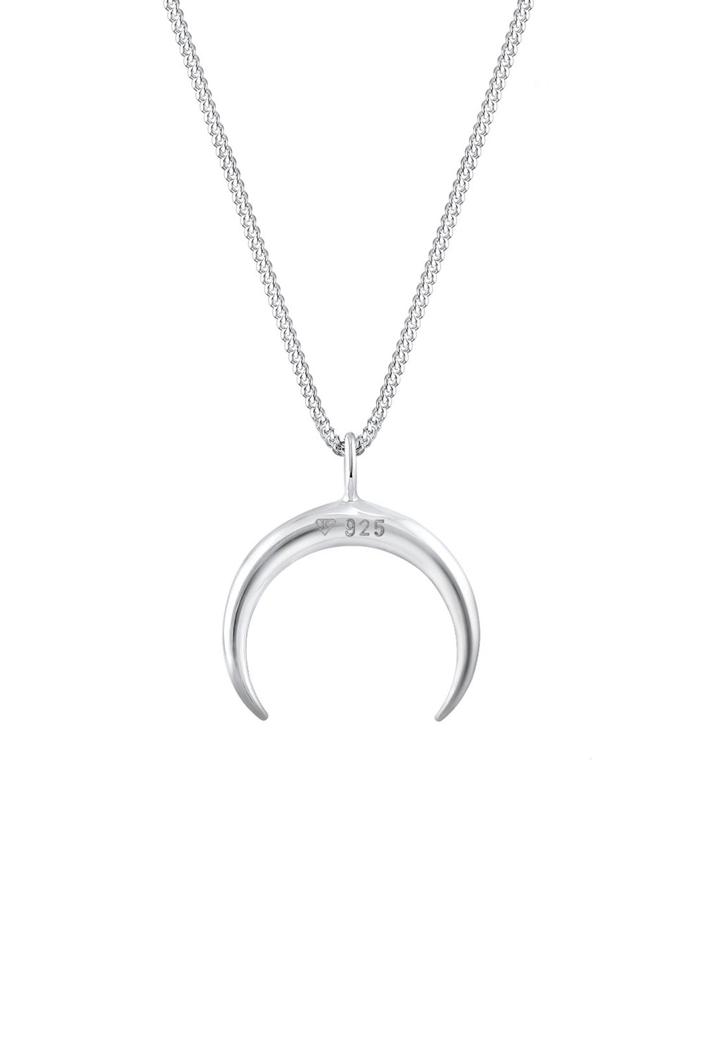 Necklace Crescent Moon Luna Astro 925 Silver