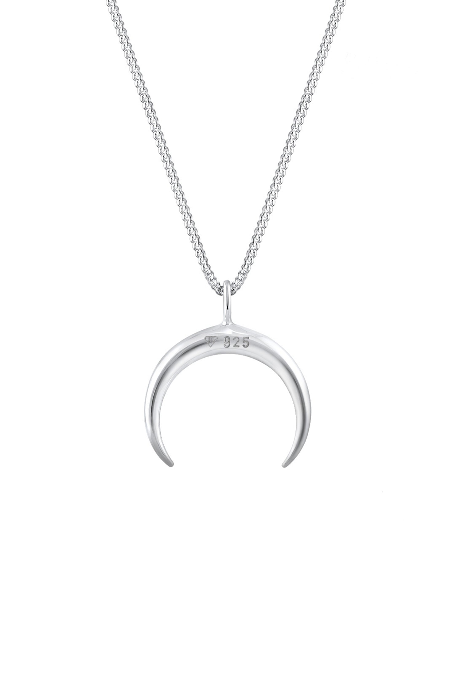 Necklace Crescent Moon Luna Astro 925 Silver