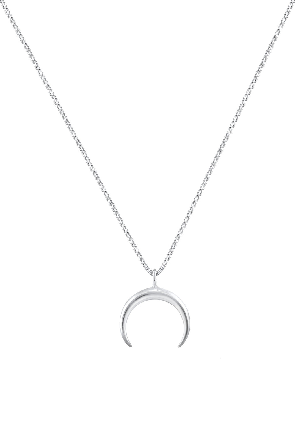 Necklace Crescent Moon Luna Astro 925 Silver
