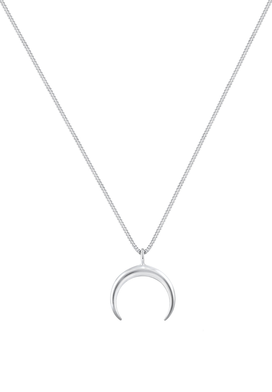 Necklace Crescent Moon Luna Astro 925 Silver
