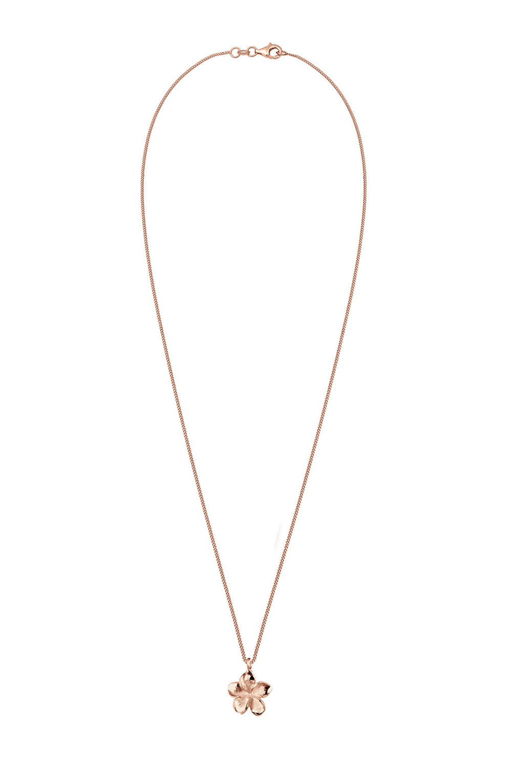 Necklace Classic Crystal 925 Sterling Silver Rosegold