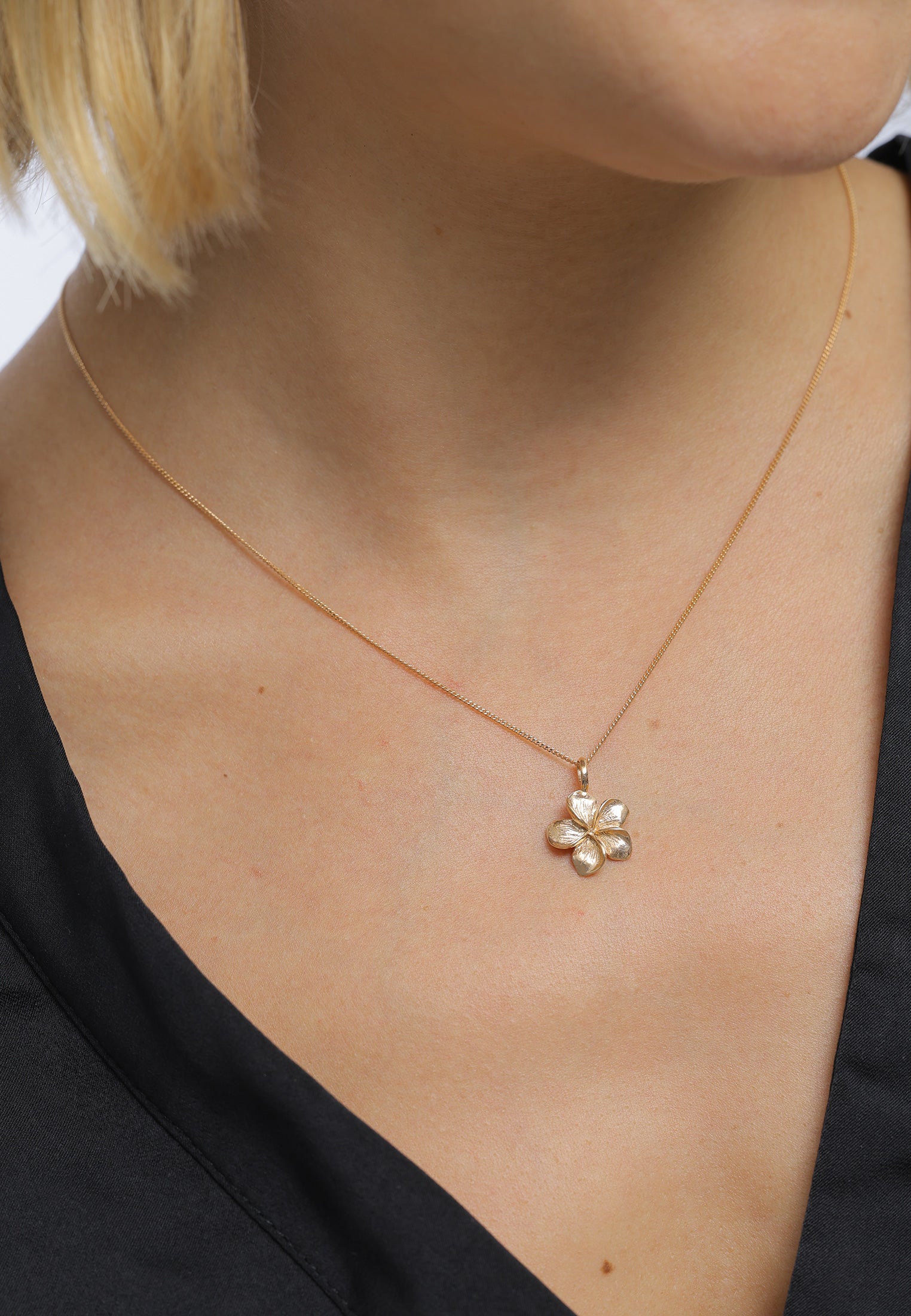 Necklace Classic Crystal 925 Sterling Silver Rosegold
