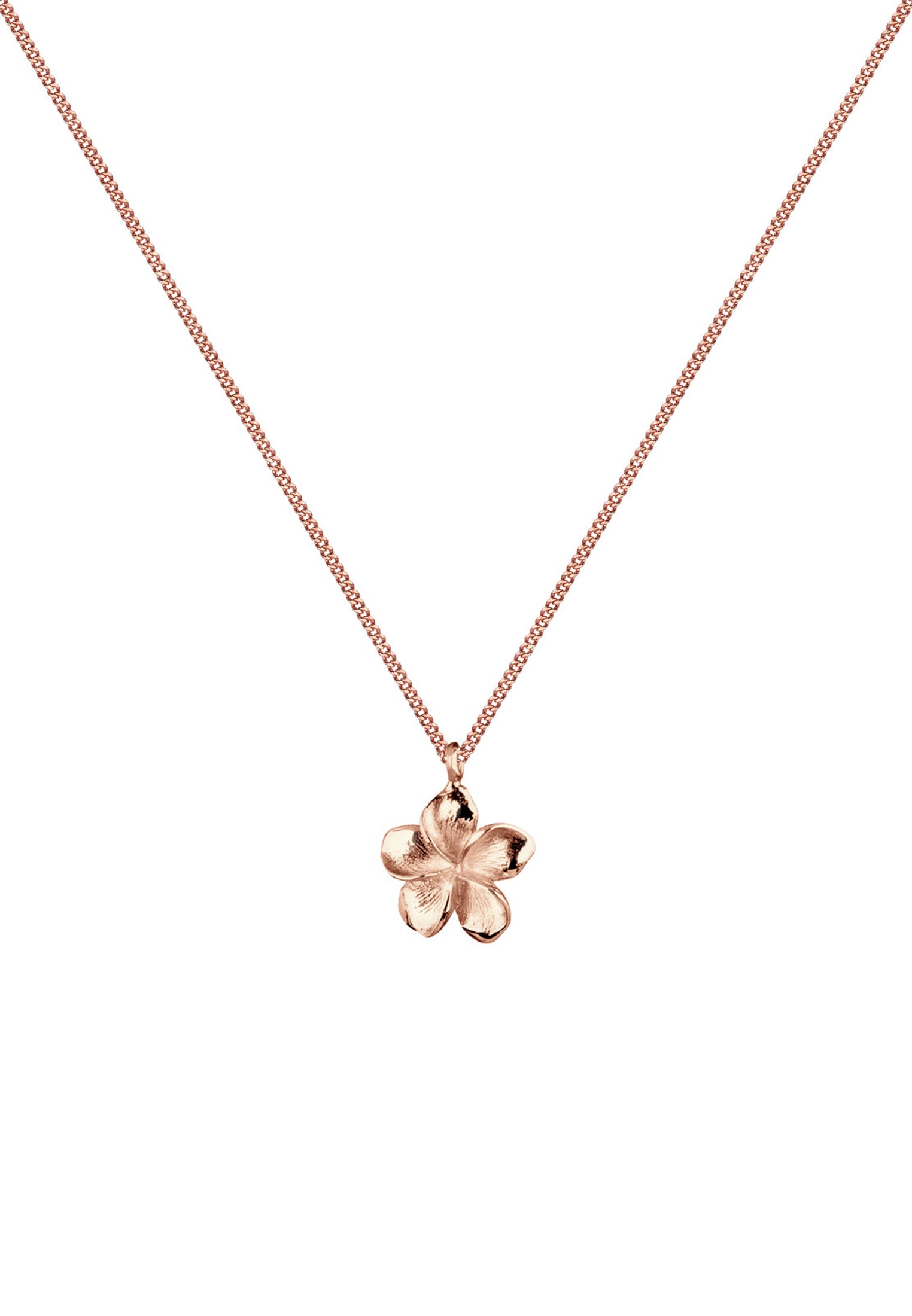 Necklace Classic Crystal 925 Sterling Silver Rosegold