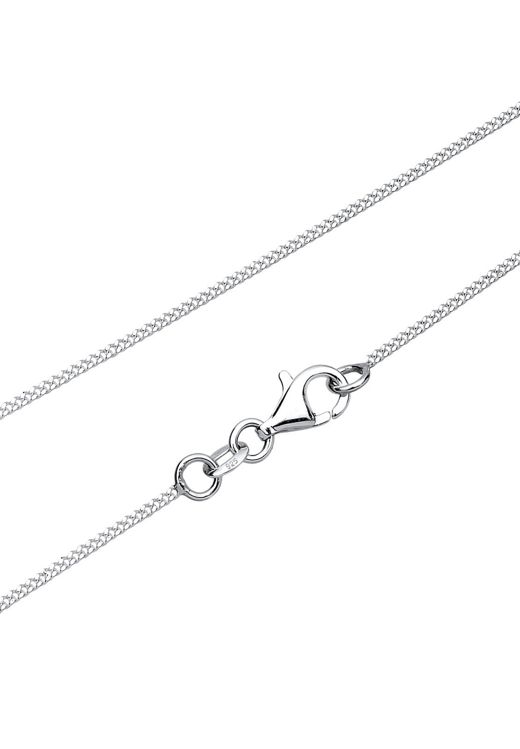 Necklace Vintage Classic Blue Crystals 925 Sterling Silver