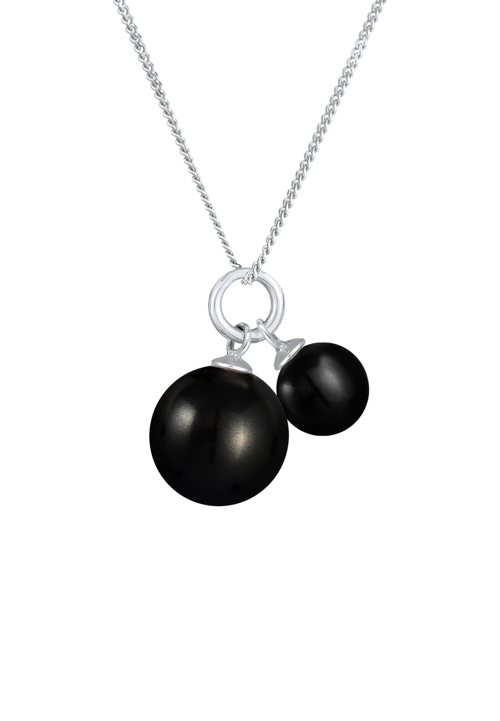 Kalung Mutiara Duo Klasik Dihiasi Kristal Swarovski® Perak Sterling 925