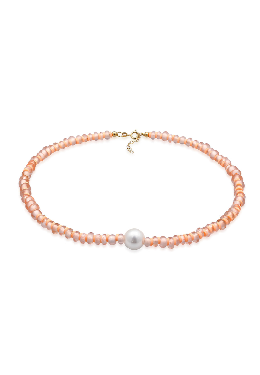 Kalung perak 925 dengan beads mutiara elegan Elli Jewelry
