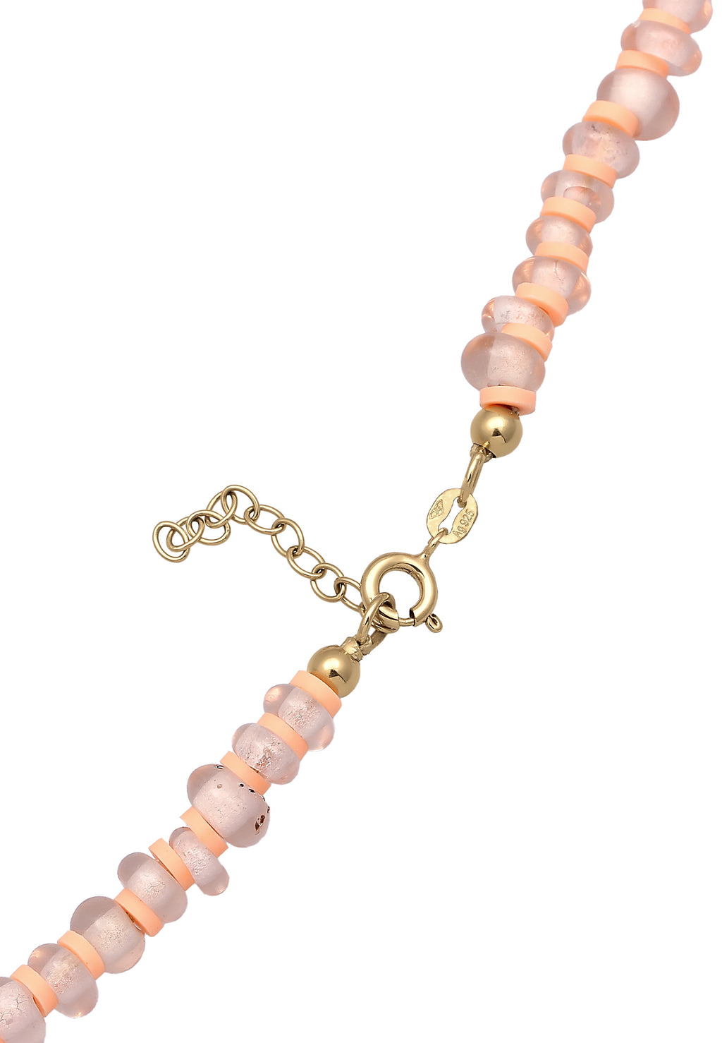 Kalung Manik Cakram Mutiara Inti Kerang Manik Heishi Perak Sterling 925