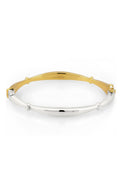 Gelang Buka Bangle Bicolor Perak Sterling 925 Berlapis Emas