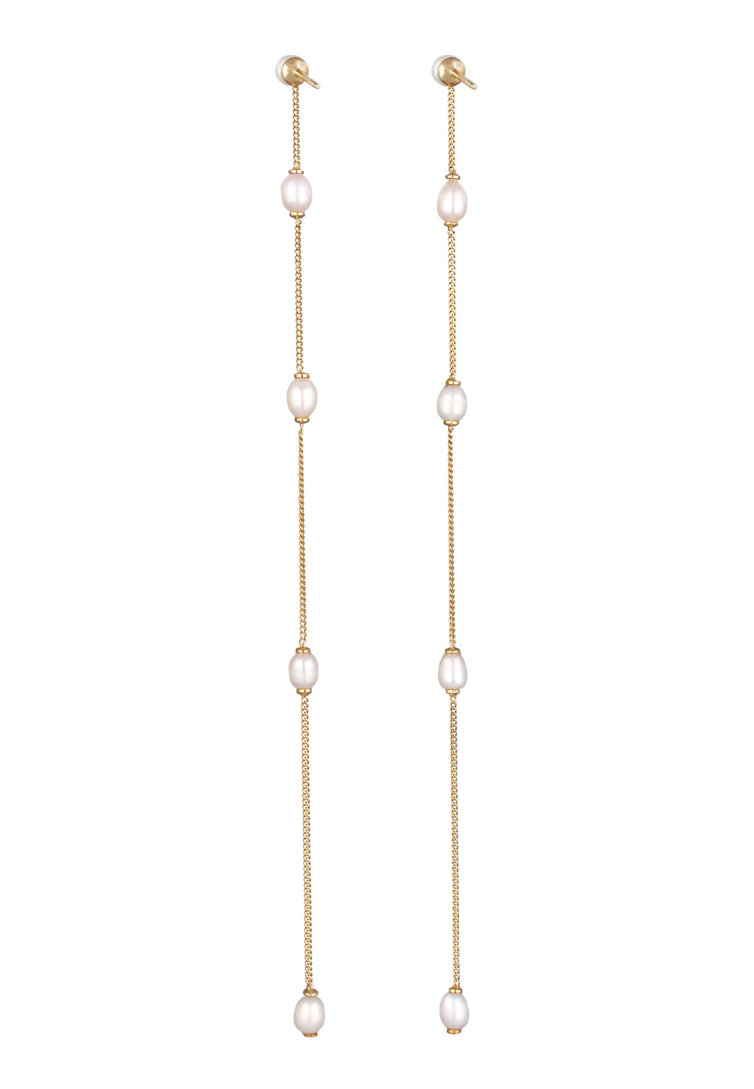 Anting Mutiara Rantai Perak Sterling 925