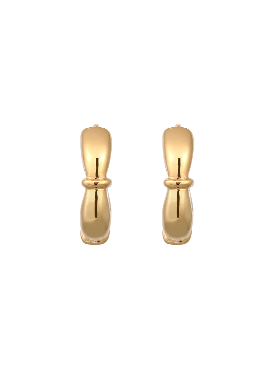 Anting Creole Bicolor Perak Sterling 925