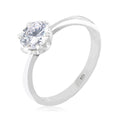 Elegant Zirconia Ring 925 Silver