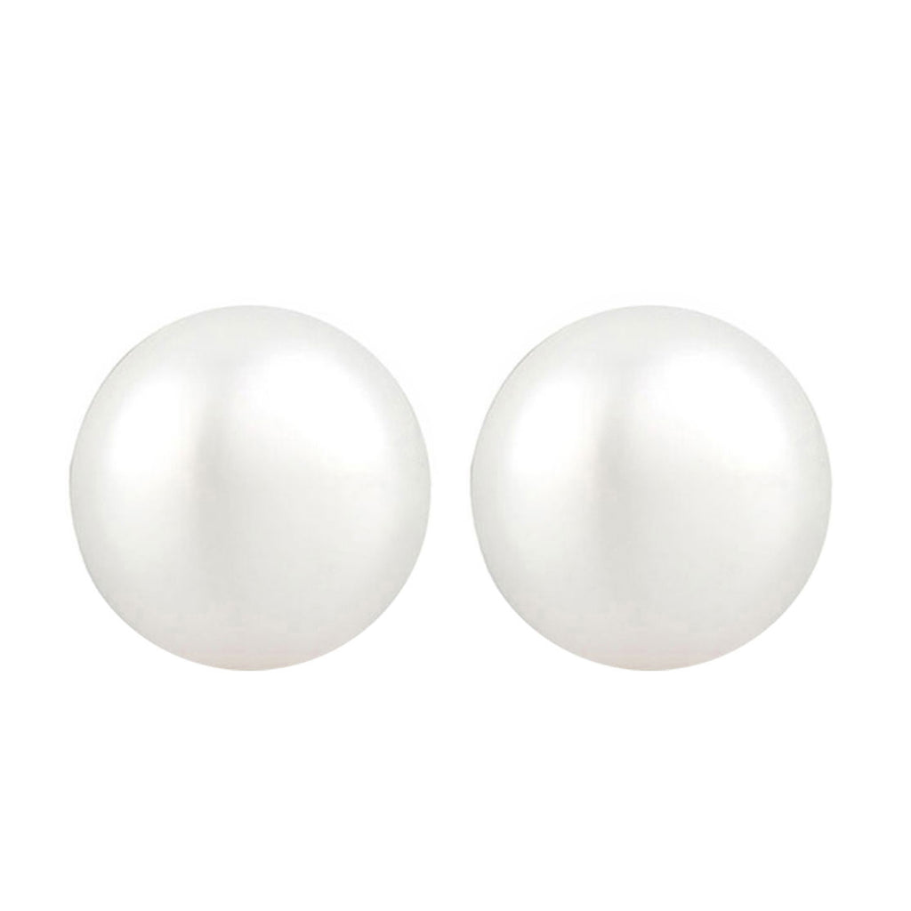 Silver Perhiasan Wanita Perak Asli - Silver Anting Stud Mutiara