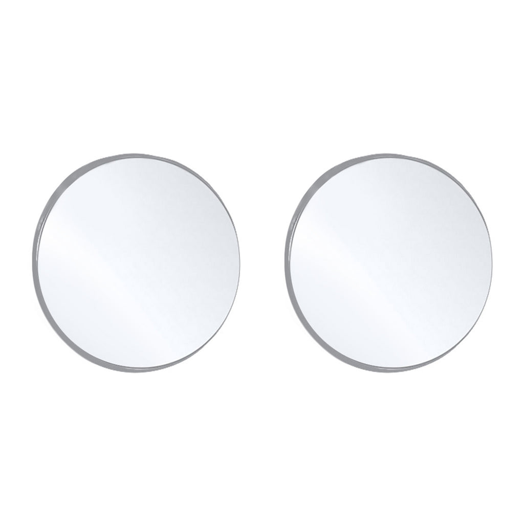 Silver Perhiasan Wanita Perak Asli - Silver Anting Stud Basic Round