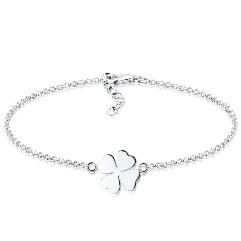 Silver Gelang Perhiasan Perak 925 Wanita Clover