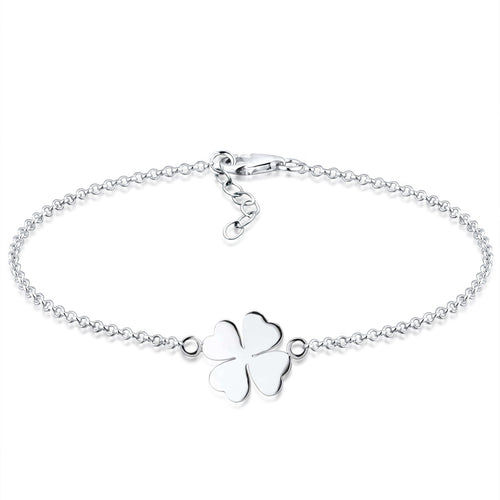 Silver Gelang Perhiasan Perak 925 Wanita Clover