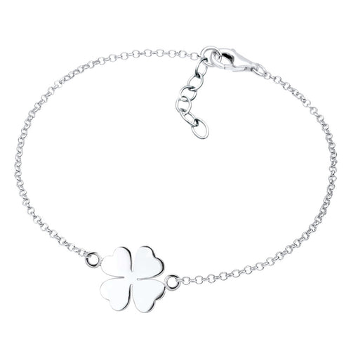 Silver Gelang Perhiasan Perak 925 Wanita Clover