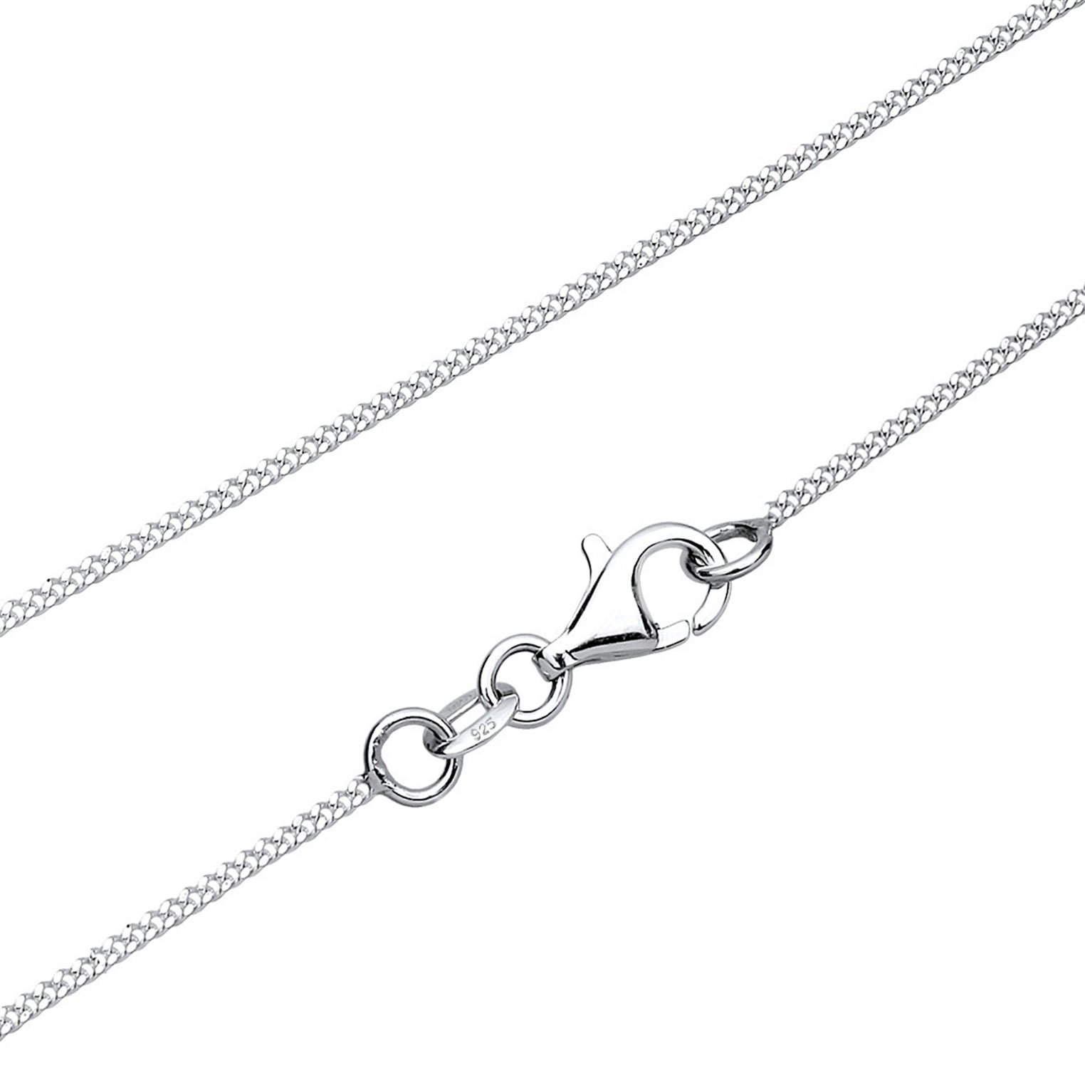 White Perhiasan Wanita Perak Asli - Silver Kalung Drop Crystal