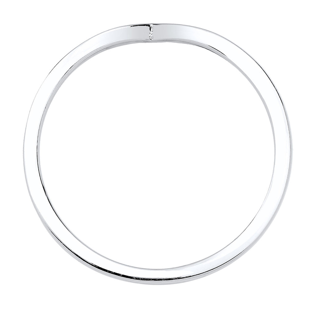 Silver Cincin Perhiasan Perak 925 Wanita V-Shape