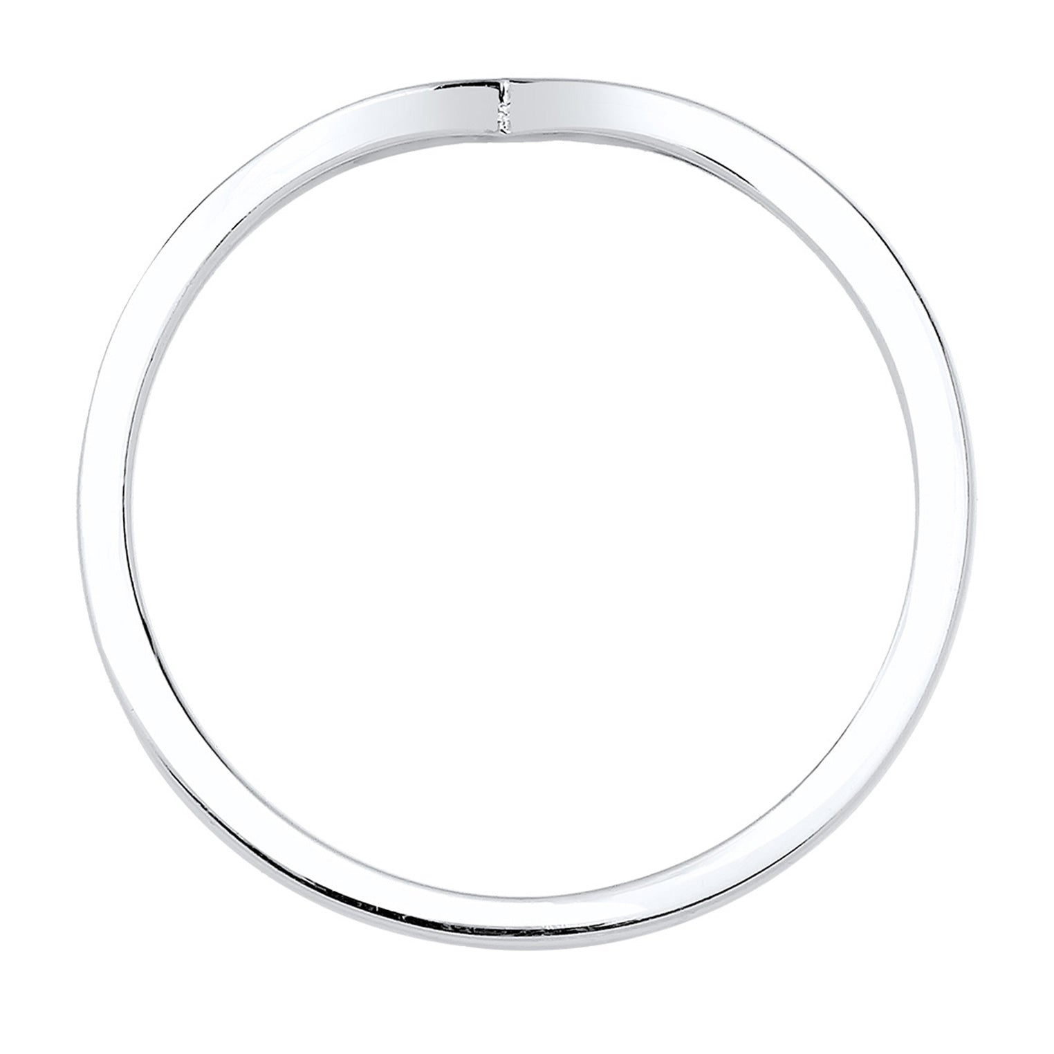 Silver Cincin Perhiasan Perak 925 Wanita V-Shape