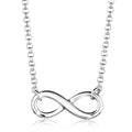 Kalung perak 925 dengan liontin infinity simbol elegan Elli Jewelry