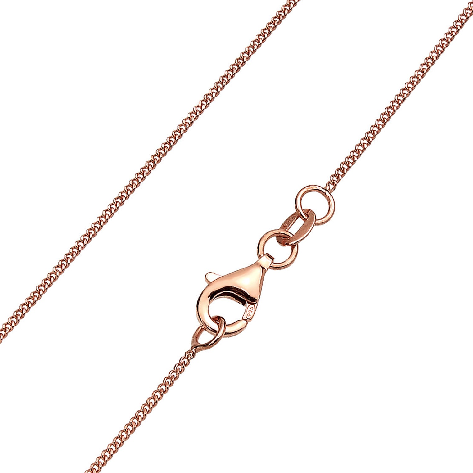 Rosegold Perhiasan Wanita Perak Asli - Silver Kalung Flower Frangipani Lapis Rosegold