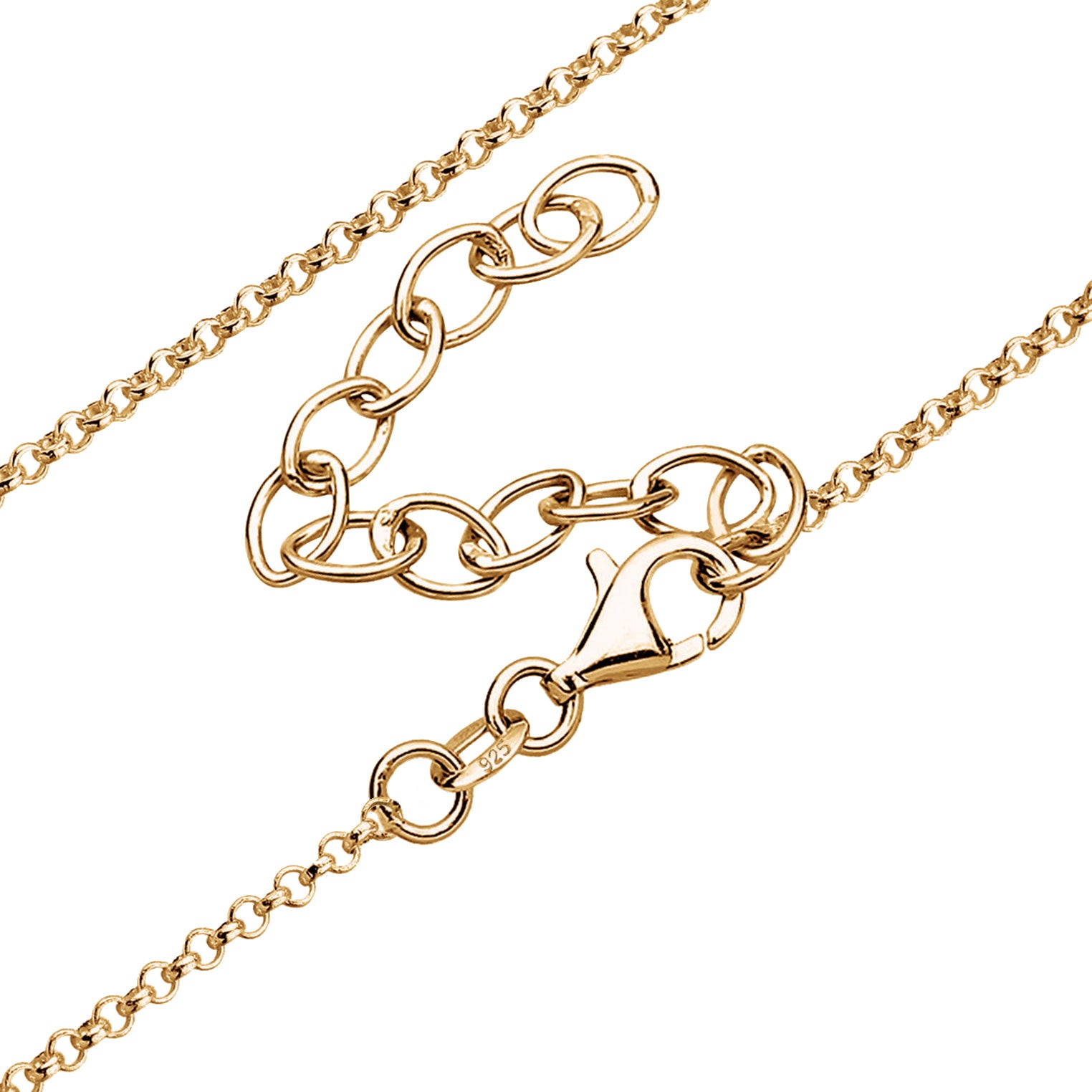 Gold Perhiasan Wanita Perak Asli - Silver Kalung  Infinity Lapis Emas