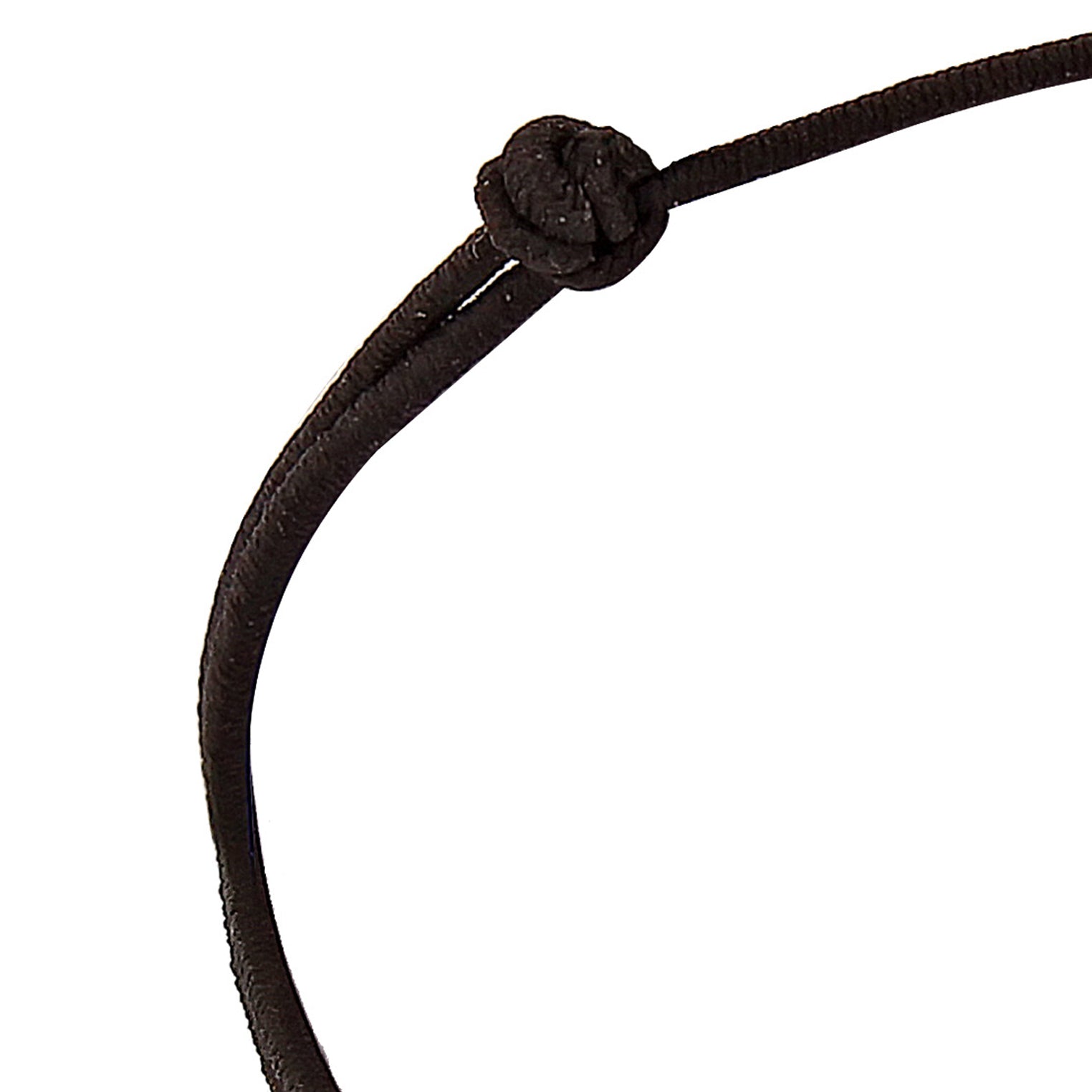 Gold Perhiasan Wanita Perak Asli - Silver Gelang Elastic Rubber Band Infinity Gold Plated