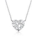 Silver Kalung Perhiasan Perak 925 Wanita Tree of Life Heart