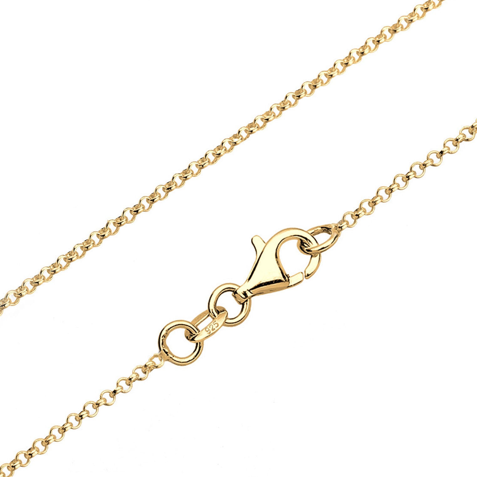 Gold Perhiasan Wanita Perak Asli - Silver Kalung  Lotus Flower Boho Lapis Emas