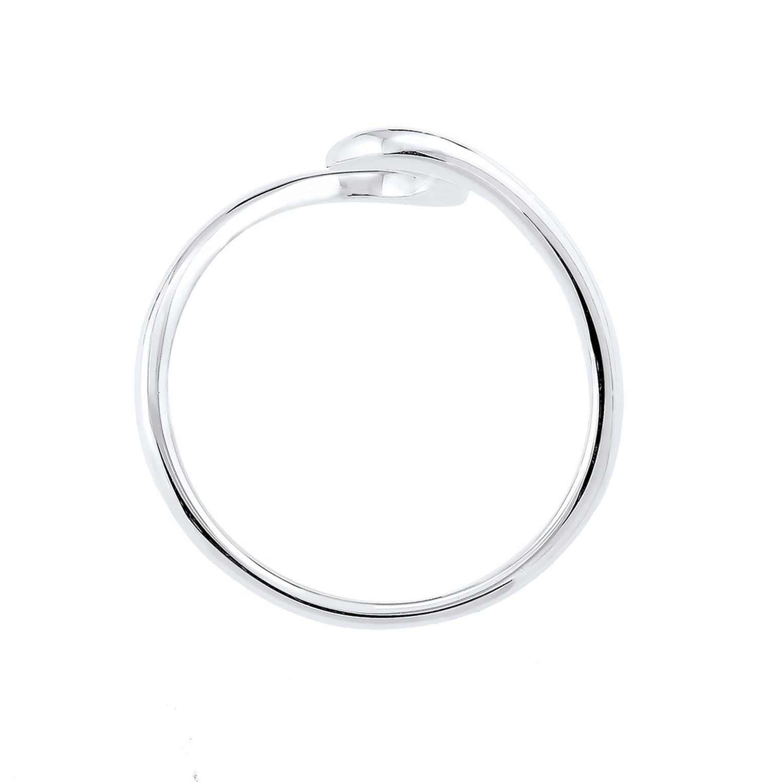 Silver Cincin Perhiasan Perak 925 Wanita Waves Beach