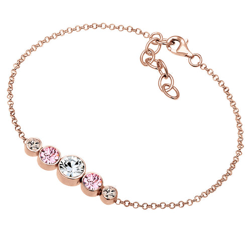 Gelang perak 925 dengan kristal elegan Elli Jewelry