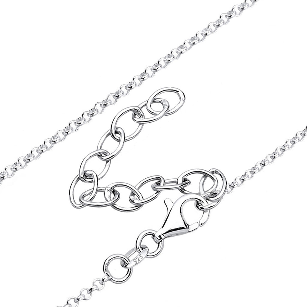 Silver Perhiasan Wanita Perak Asli - Silver Kalung  Arrow Compass Talisman Travel Wanderlust