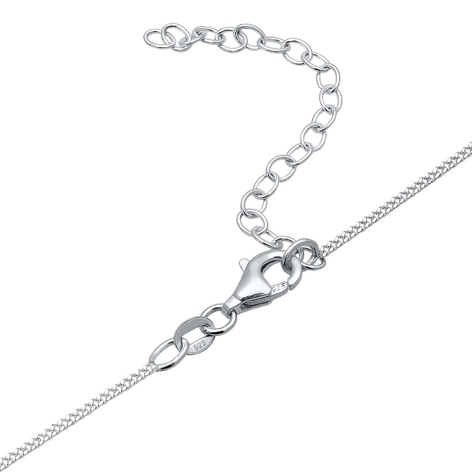 Silver Perhiasan Wanita Perak Asli - Silver Kalung  Choker Cross Religion Zirconia Crystals