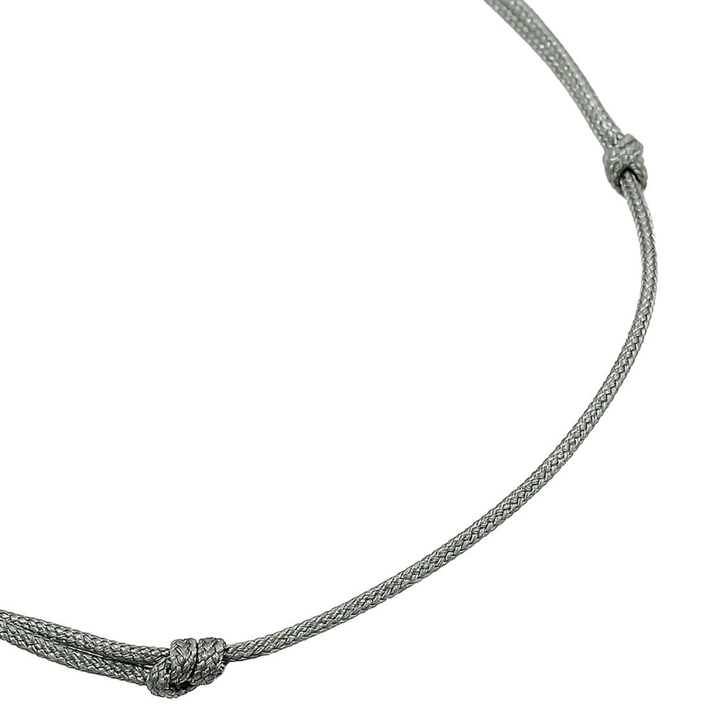 Rosegold Perhiasan Wanita Perak Asli - Silver Gelang Infinity Nylon Rosegold Plated