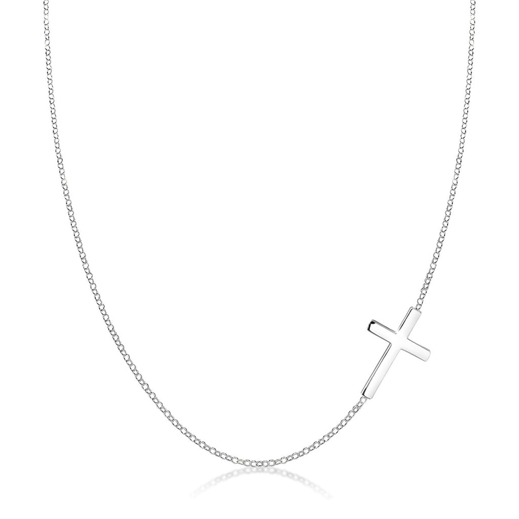 Kalung perak 925 dengan liontin salib elegan Elli Jewelry