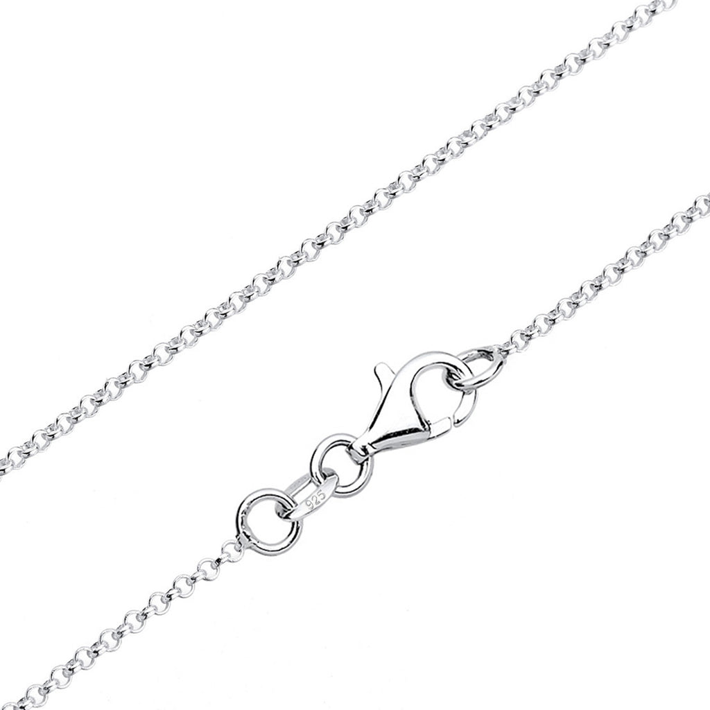 Silver Perhiasan Wanita Perak Asli - Silver Kalung  Cross Religion Basic