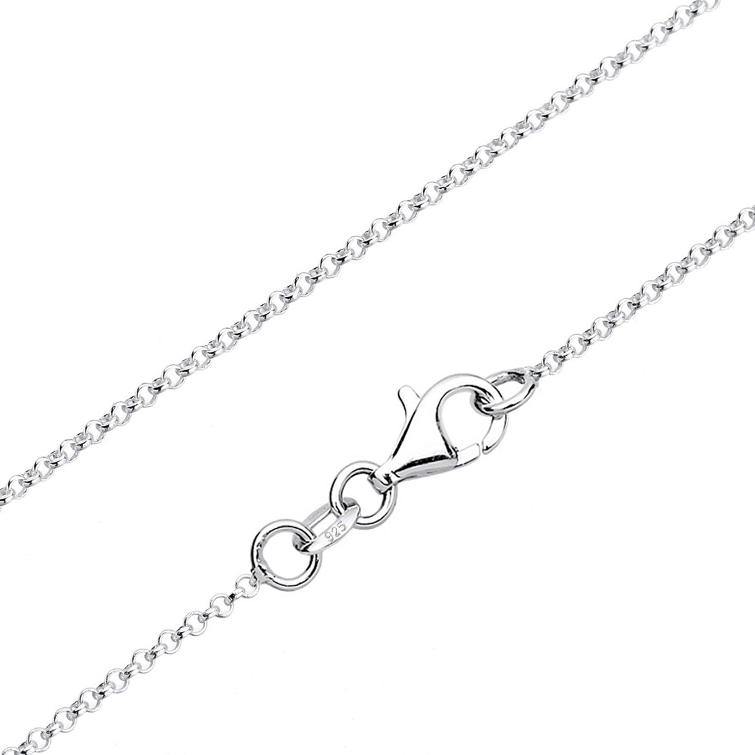 Silver Perhiasan Wanita Perak Asli - Silver Kalung  Cross Religion Basic