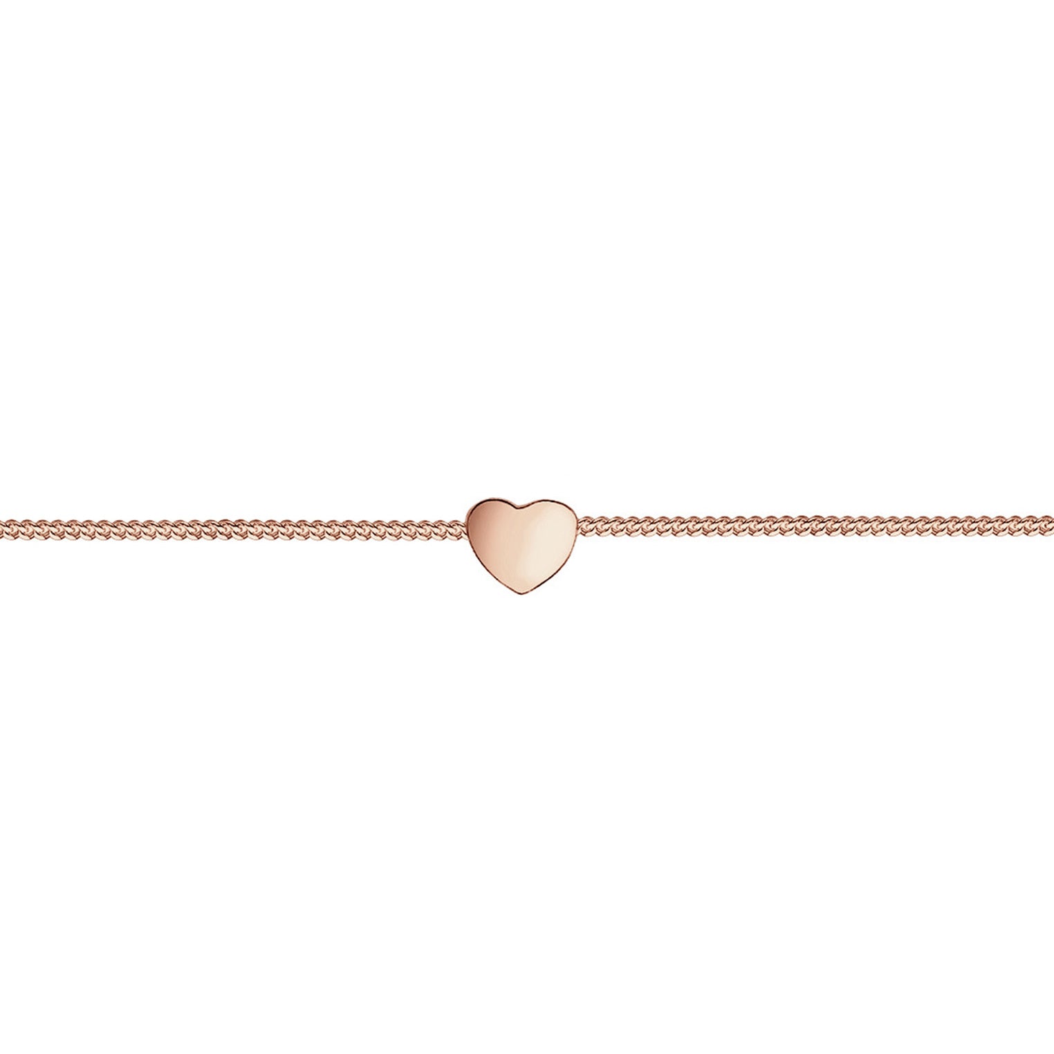 Rosegold Perhiasan Wanita Perak Asli - Silver Kalung  Choker Heart Filigree Lapis Rosegold