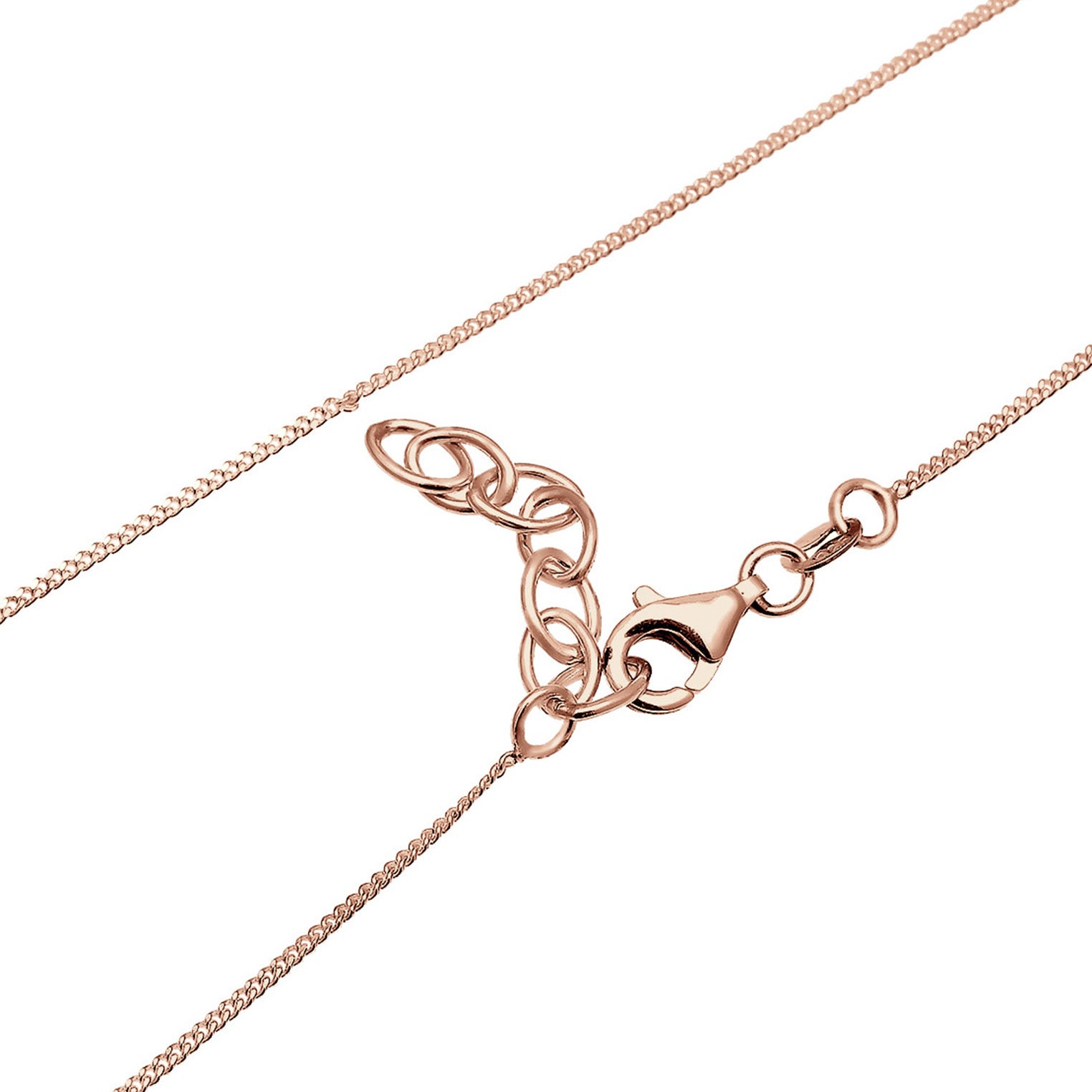 Rosegold Perhiasan Wanita Perak Asli - Silver Kalung  Choker Heart Filigree Lapis Rosegold