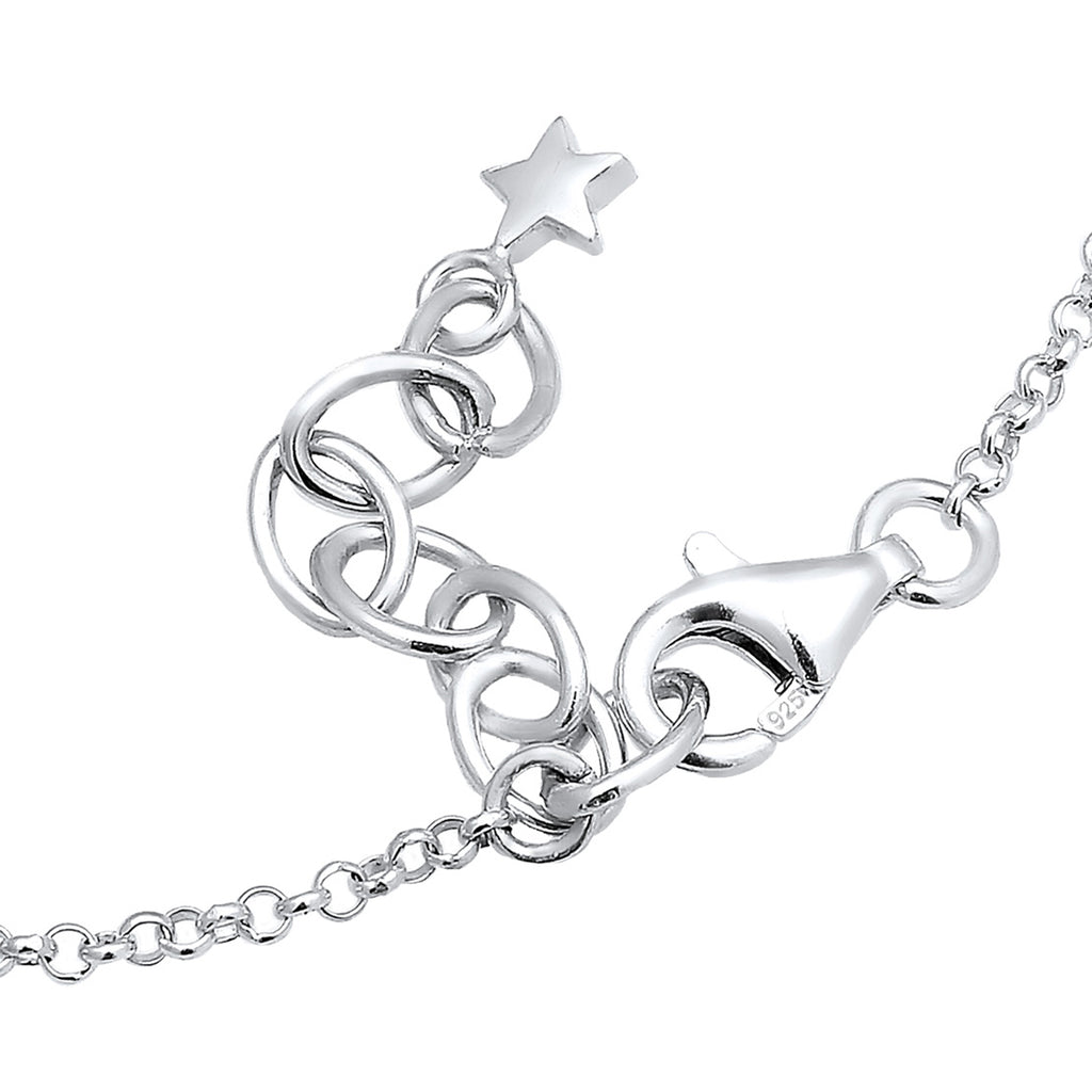 Silver Gelang Perhiasan Perak 925 Wanita Kompas Talisman