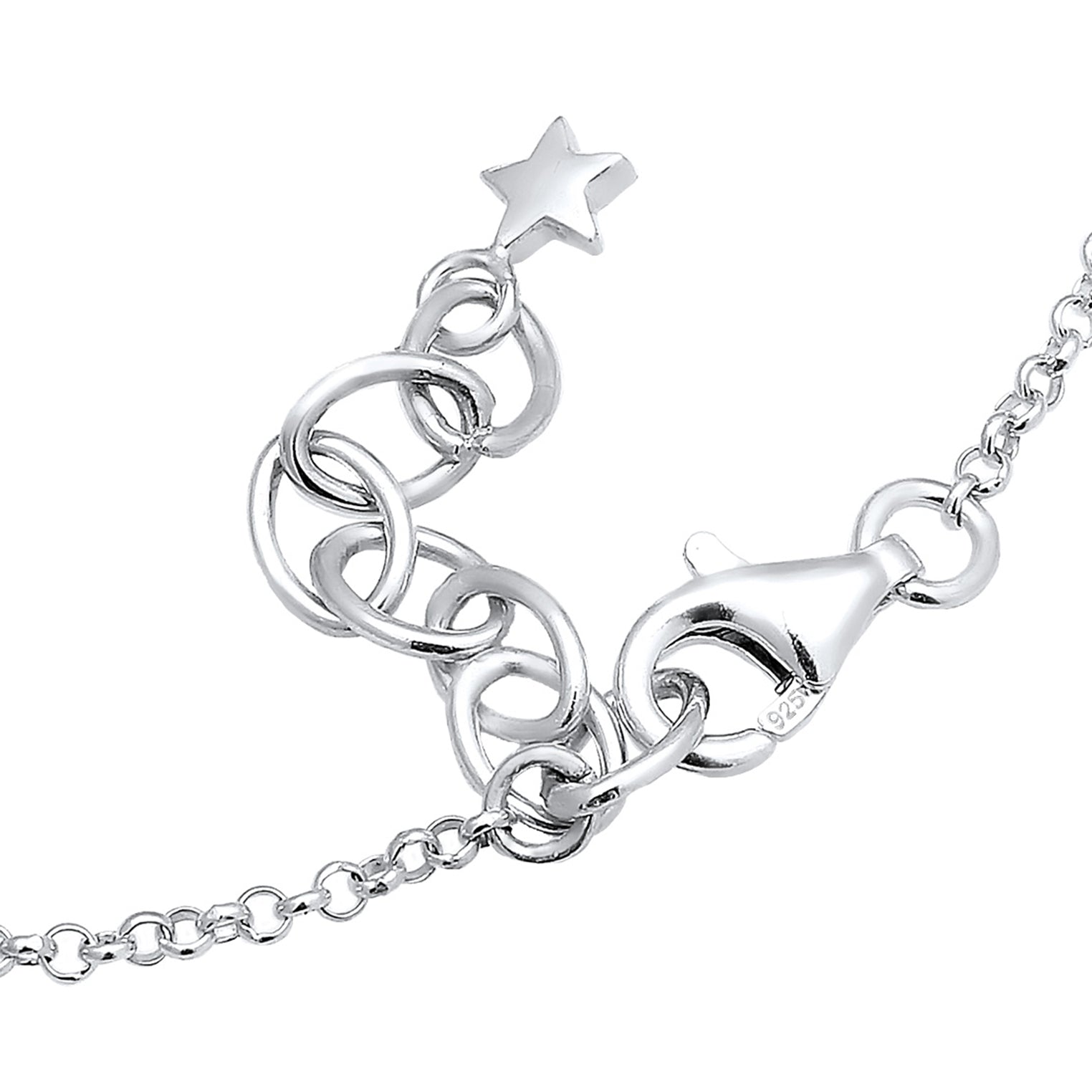 Silver Gelang Perhiasan Perak 925 Wanita Kompas Talisman