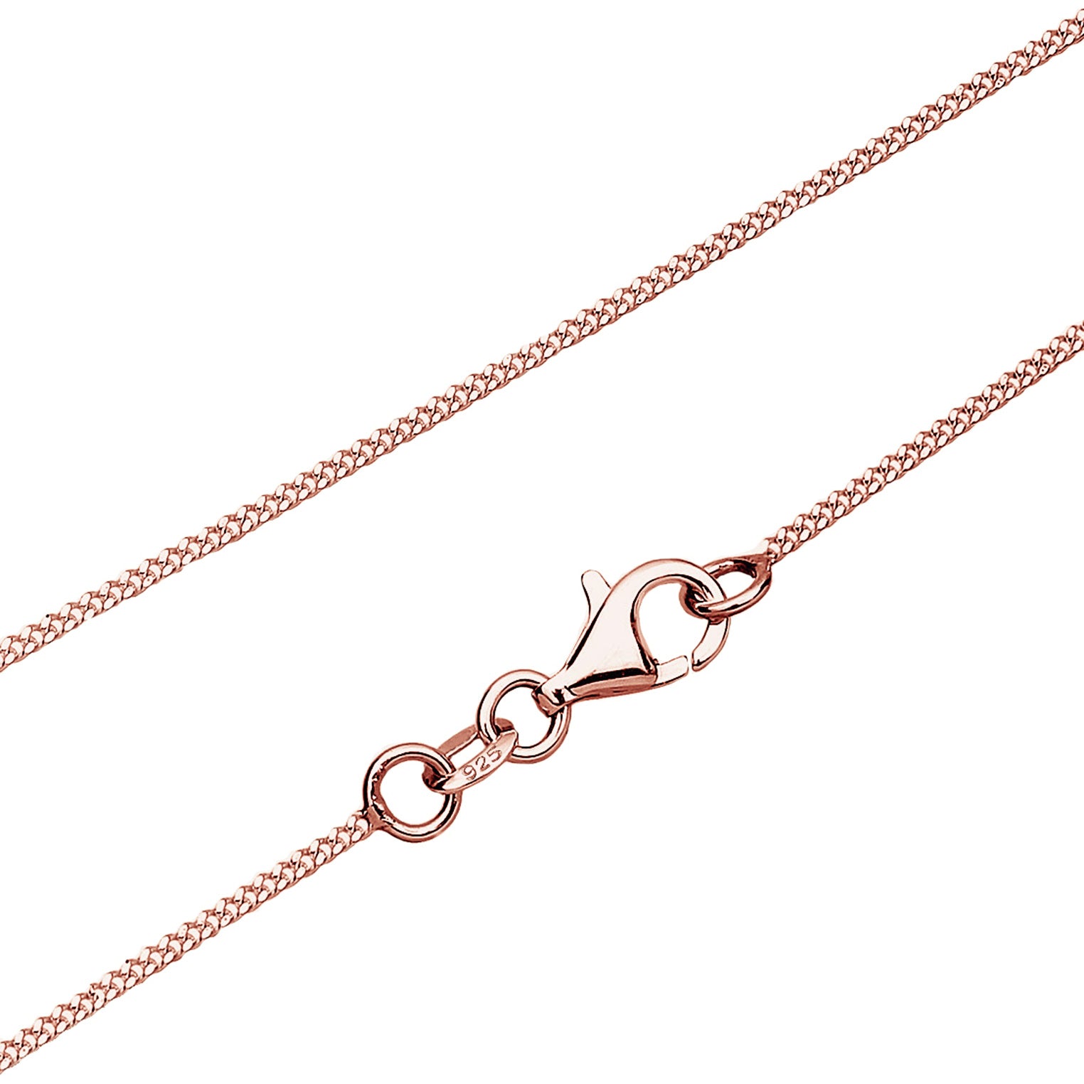 Rosegold Perhiasan Wanita Perak Asli - Silver Kalung   Pearl Infinity Crystals Lapis Rosegold
