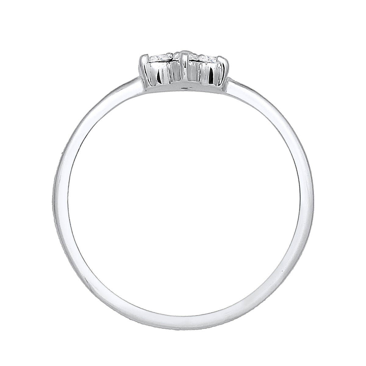 Crystal Flower Ring 925 Silver – Embellished with Pearls and Crystals by Swarovski®