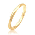 Gold Cincin Perhiasan Perak 925 Wanita Basic Twisted Gold Plated