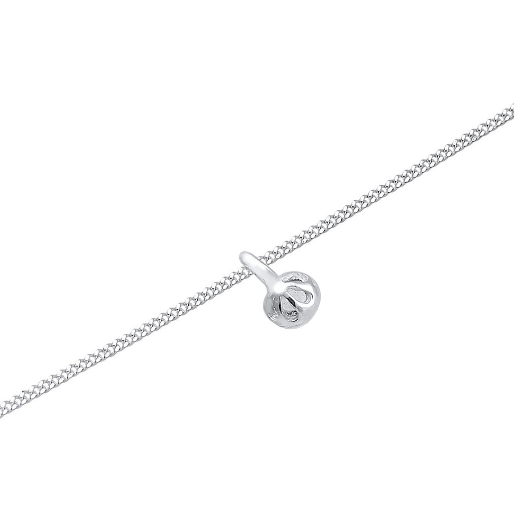 Silver Perhiasan Wanita Perak Asli - Silver Kalung  Choker Geo Moonstone