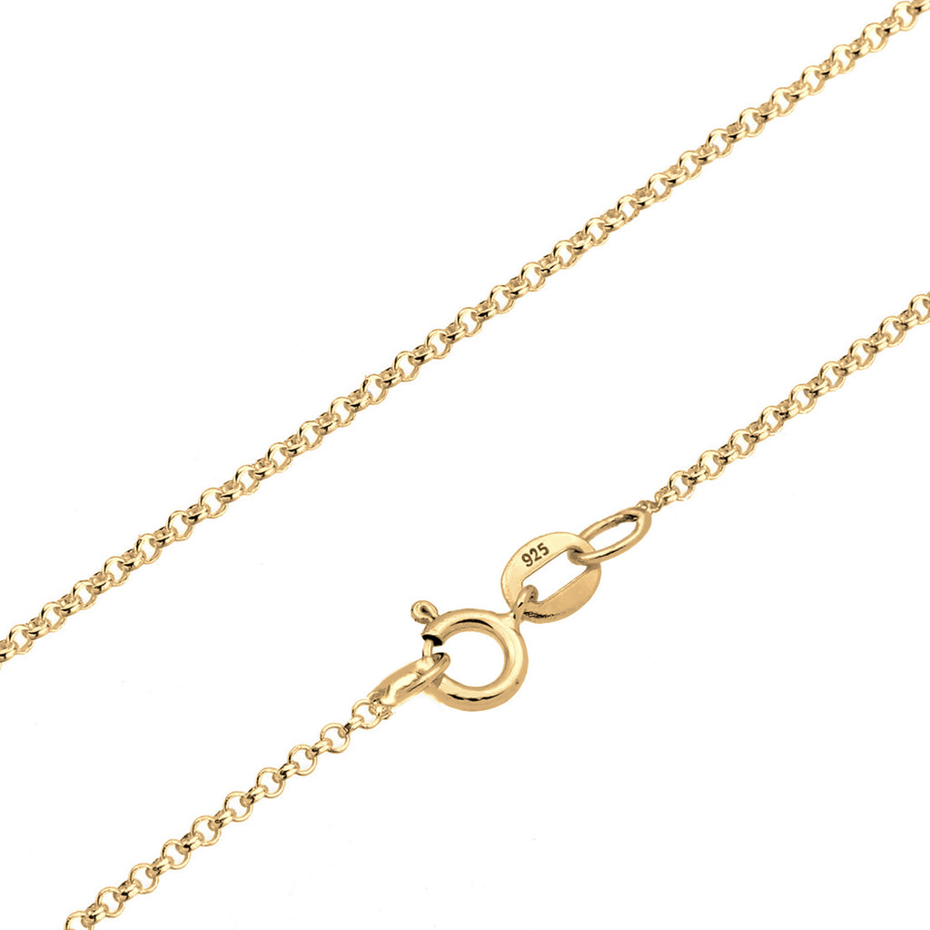 Gold Perhiasan Wanita Perak Asli - Silver Kalung  Evil Eye Symbol Enamel Lapis Emas