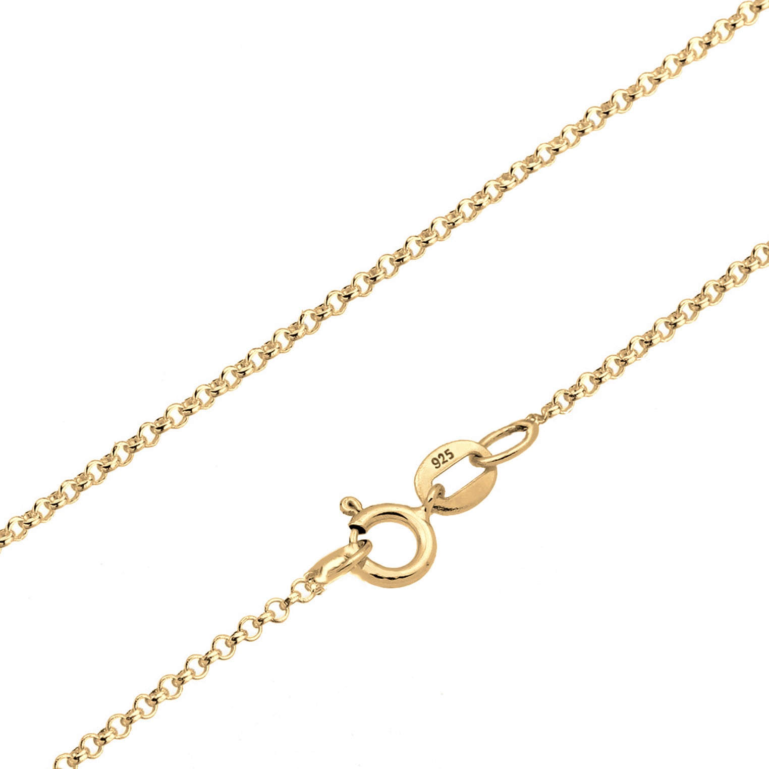 Gold Perhiasan Wanita Perak Asli - Silver Kalung  Evil Eye Symbol Enamel Lapis Emas