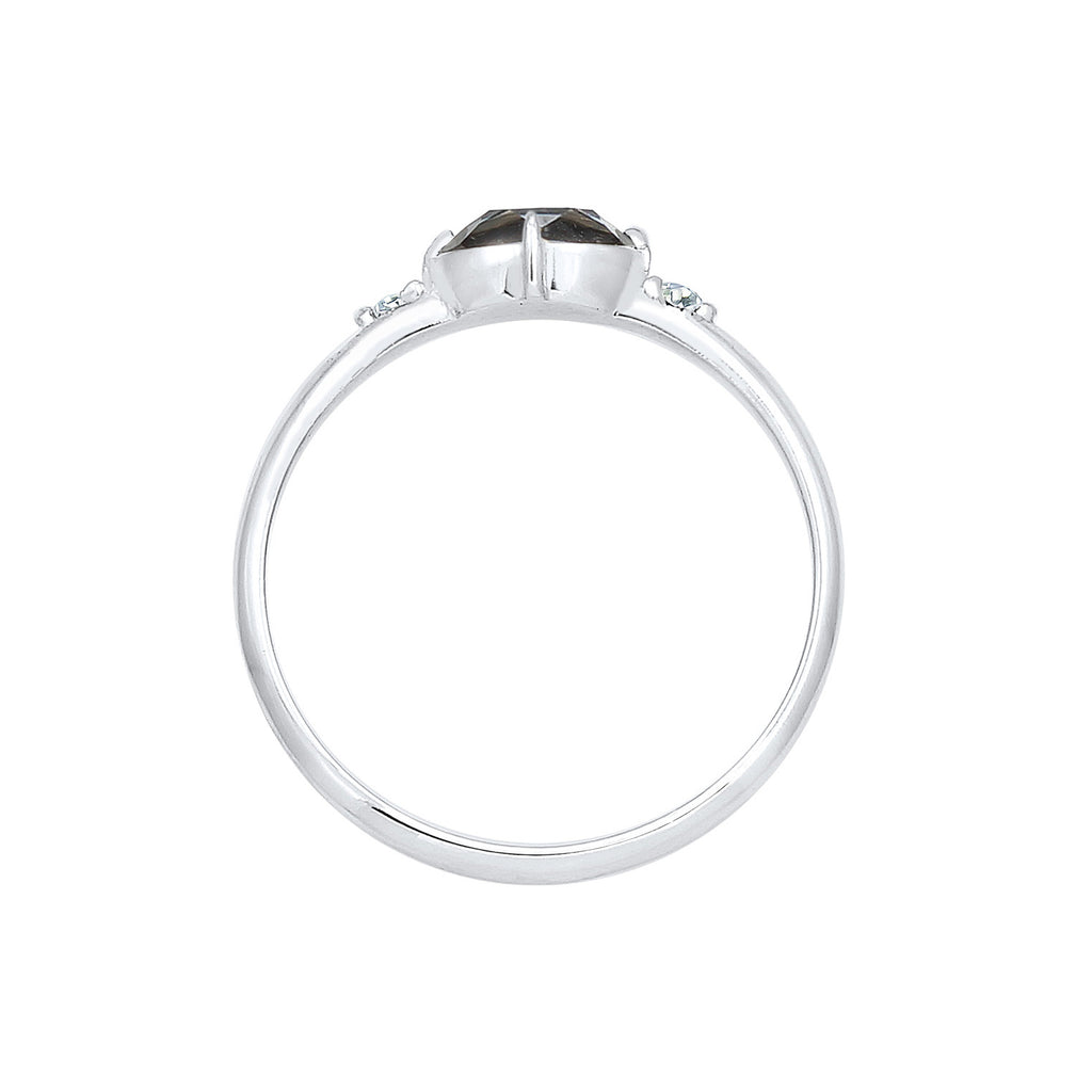 Silver Cincin Perhiasan Perak 925 Wanita Vintage Crystals